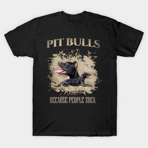 American Pit Bull Terrier - APBT T-Shirt by Nartissima